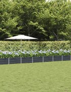 vidaXL Кашпа Антрацит 770 x 50 x 45 см Галванизирана стомана