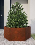 vidaXL Кашпа ръждиво 90x90x45 см кортенова стомана