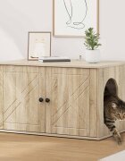 vidaXL Къща за котки Сонома 85 x 55 x 505 см Инженерна дървесина
