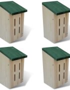 vidaXL Къщи за пеперуди 14x15x22 см 4 бр
