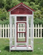 vidaXL Къщичка за птици мока 915x53x170 см масивна чамова дървесина