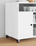 vidaXL Кастър 12 бр. Черен и сребрист 507 x 507 x 244 мм