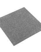 vidaXL Килим 20 бр. Сиво 50 x 50 cm 100% Полипропилен