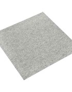vidaXL Килим 20 бр. Светлосиво 50 x 50 cm 100% Полипропилен