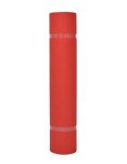 vidaXL Килим Едноцветен Червено 1 x 12 m Текстил