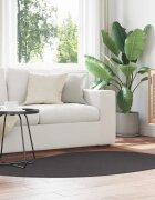 vidaXL Килим HUARTE Антрацит 120 x 170 cm Полиестер