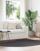 vidaXL Килим HUARTE Антрацит 140 x 200 cm Полиестер