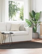 vidaXL Килим HUARTE Антрацит 140 x 200 cm Полиестер