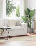 vidaXL Килим HUARTE Бежово 100 x 200 cm Полиестер