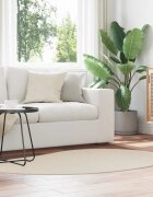 vidaXL Килим HUARTE Бежово 120 x 170 cm Полиестер