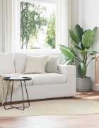 vidaXL Килим HUARTE Бежово 140 x 200 cm Полиестер