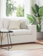 vidaXL Килим HUARTE Бежово 80 x 150 cm Полиестер