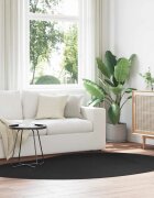 vidaXL Килим HUARTE Черно 160 x 230 cm Полиестер