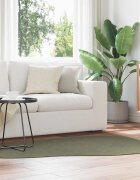 vidaXL Килим HUARTE Горско зелено 120 x 170 cm Полиестер