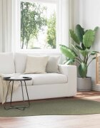 vidaXL Килим HUARTE Горско зелено 140 x 200 cm Полиестер