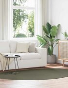 vidaXL Килим HUARTE Горско зелено 160 x 230 cm Полиестер