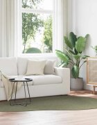 vidaXL Килим HUARTE Горско зелено 160 x 230 cm Полиестер