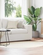 vidaXL Килим HUARTE Кремаво 100 x 200 cm Полиестер