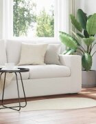 vidaXL Килим HUARTE Кремаво 80 x 150 cm Полиестер