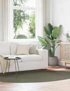 vidaXL Килим HUARTE Леснозелен 160 x 230 cm 100% полиестер