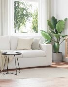 vidaXL Килим HUARTE Пясък 140 x 200 cm Полиестер
