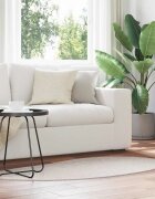 vidaXL Килим HUARTE Пясък 80 x 150 cm Полиестер