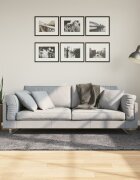 vidaXL Килим HUARTE с къс косъм мек и миещ се антрацит 100x200 см
