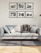 vidaXL Килим HUARTE с къс косъм мек и миещ се антрацит 80x150 см