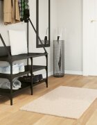 vidaXL Килим HUARTE с къс косъм мек и миещ се бежов 60x110 см