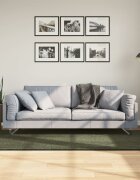 vidaXL Килим HUARTE с къс косъм мек и миещ се горско зелен 100x200см