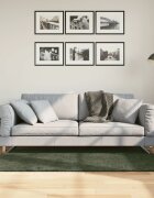 vidaXL Килим HUARTE с къс косъм мек и миещ се горско зелен 80x150 см