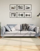 vidaXL Килим HUARTE с къс косъм мек и миещ се кремав 160x160 см