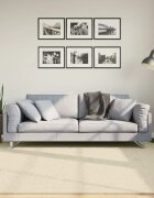 vidaXL Килим HUARTE с къс косъм мек и миещ се кремав 200x200 см