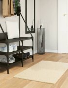 vidaXL Килим HUARTE с къс косъм мек и миещ се кремав 60x110 см