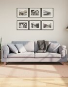 vidaXL Килим HUARTE с къс косъм мек и миещ се руж 160x160 см