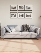 vidaXL Килим HUARTE с къс косъм мек и миещ се руж 200x200 см