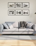 vidaXL Килим HUARTE с къс косъм мек и миещ се сив 80x150 см