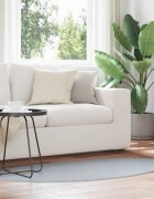 vidaXL Килим HUARTE Сиво 80 x 150 cm Полиестер