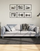 vidaXL Килим ISTAN с дълъг косъм лъскава визия антрацит 140x200 см