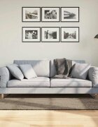 vidaXL Килим ISTAN с дълъг косъм лъскава визия сив 80x150 см