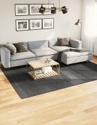 vidaXL Килим IZA с къс косъм скандинавски вид антрацит 200x280 см