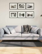 vidaXL Килим IZA с къс косъм скандинавски вид антрацит 80x150 см