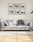 vidaXL Килим IZA с къс косъм скандинавски вид кремав 120x170 см
