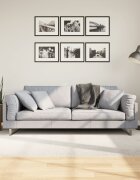 vidaXL Килим IZA с къс косъм скандинавски вид кремав 140x200 см