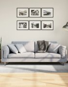 vidaXL Килим IZA с къс косъм скандинавски вид сив 100x200 см