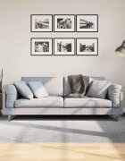 vidaXL Килим IZA с къс косъм скандинавски вид сив 160x230 см