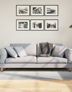 vidaXL Килим IZA с къс косъм скандинавски вид сив 80x150 см