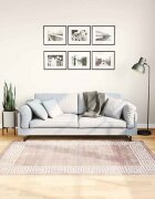 vidaXL Килим миещ се 120x180 см бежов
