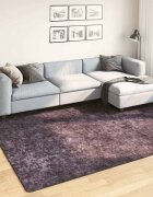 vidaXL Килим миещ се 190x300 см антрацит