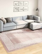 vidaXL Килим миещ се 190x300 см бежов